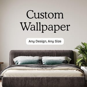 Custom Wallpaper Mural | Personalized Wall Art | Your Own Photo or Design Home Decor