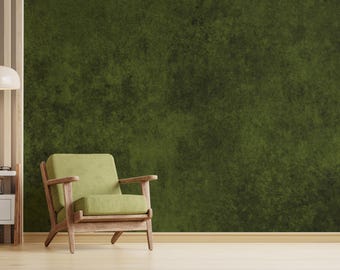 Green Textured Wallpaper Peel Stick Abstract Moss Wall Mural Living Room Bedroom Nature Decor