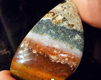 Multicolored Petrified wood cabochon, natural stone cabochon, fossilized wood cabochon, freeform petrified wood cabochon