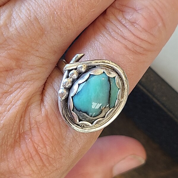 Desert Bloom Variscite Cabochon Etsy