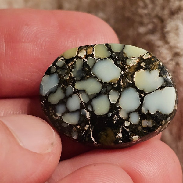 Aloe Variscite freeform- Natural Nevada turquoise,  great size for a ring, pendant or bracelet focal
