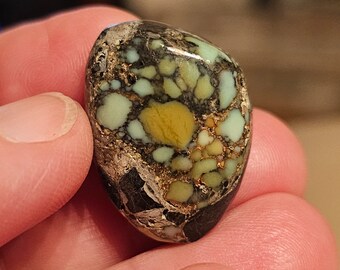 Aloe Variscite freeform- Natural Nevada turquoise,  great size for a ring, pendant or bracelet focal