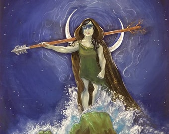 Celtic Goddess - Scathach (Print)