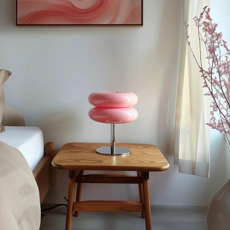 Rose LED Table Lamp – 3 Light Colors, 10 Brightness Levels, USB Powered ...