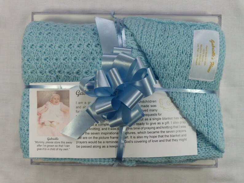 Keepsake Baby Prayer Blanket Etsy