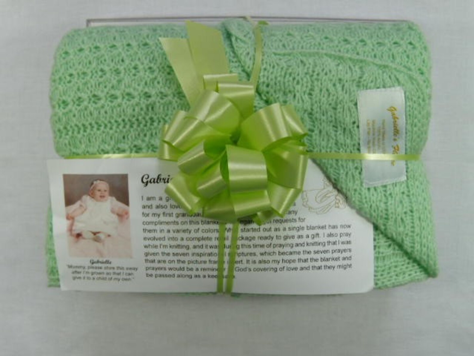 Keepsake Baby Prayer Blanket Etsy