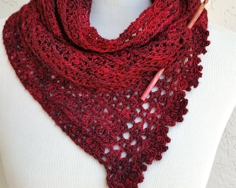 Spice Cake Scarf Crochet - PATTERN / PDF