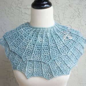 Plumeria Frill Scarf Crochet PATTERN / PDF image 2