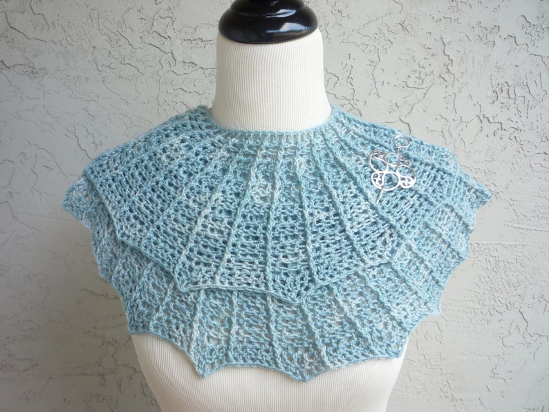 Plumeria Frill Scarf Crochet PATTERN / PDF image 2