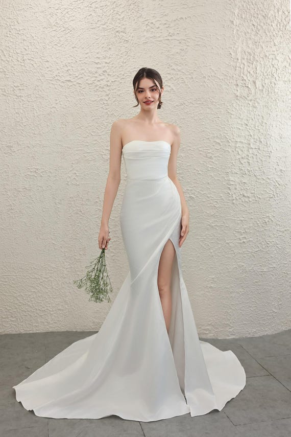 elsa green dress STRAPLESS SCARF MAXI and creating the moments Summer Wedding Color Trends ef-stock-S Customization:Yes = Enter Your Height Below