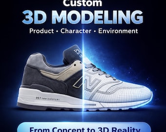 Personalized 3D Design Model + Print - Designing, Rendering, Models, Modeler & Modeling Service, CAD, 3mf, stl, obj, Custom 3D Files