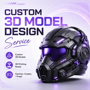 Custom 3D-modelontwerpservice | Karakter-, product- en CAD-modellering | Afdrukklare 3D-bestanden om af te drukken