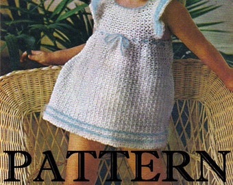 Instant download crochet pattern - Toddler dress