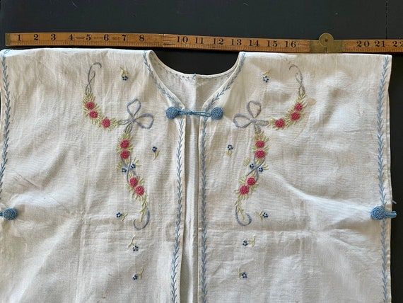 Edwardian Combing Jacket Dressing Sacque', Bridal… - image 4