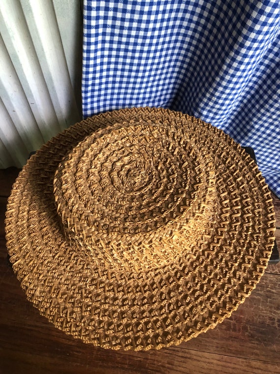 Antique Straw Boater, Antique Knox Hat, Loveman's… - image 2