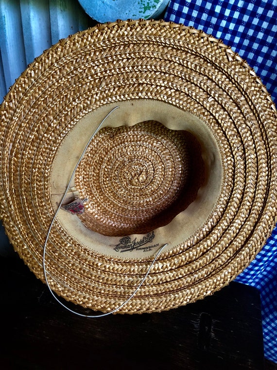 Antique Straw Boater, Antique Knox Hat, Loveman's… - image 7
