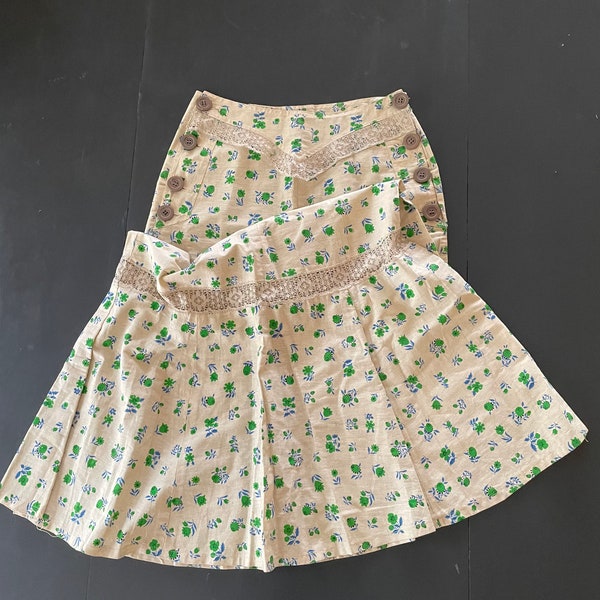 Calico Skirt - Etsy