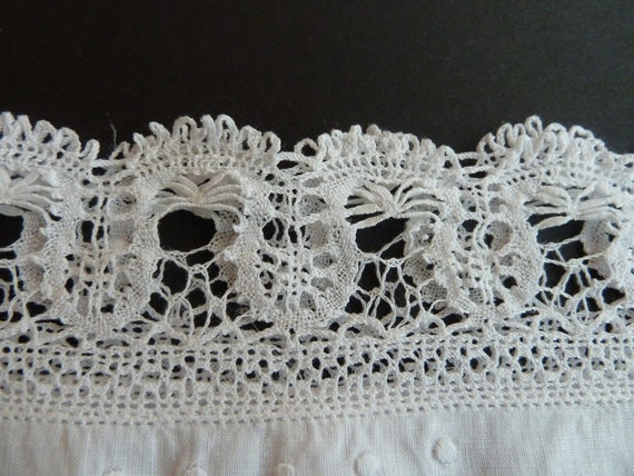 French Linen Cami, Antique Bodice, Monogram, Fine… - image 5