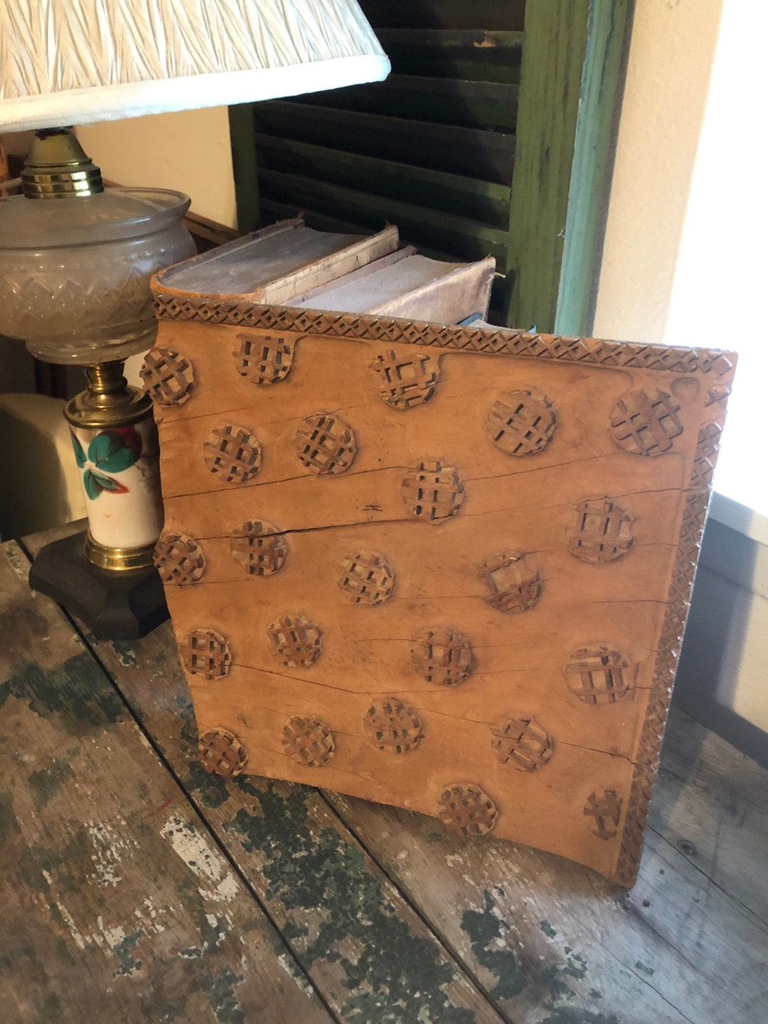 Large Antique Printing Block Wall Art Craft Supply Etsy