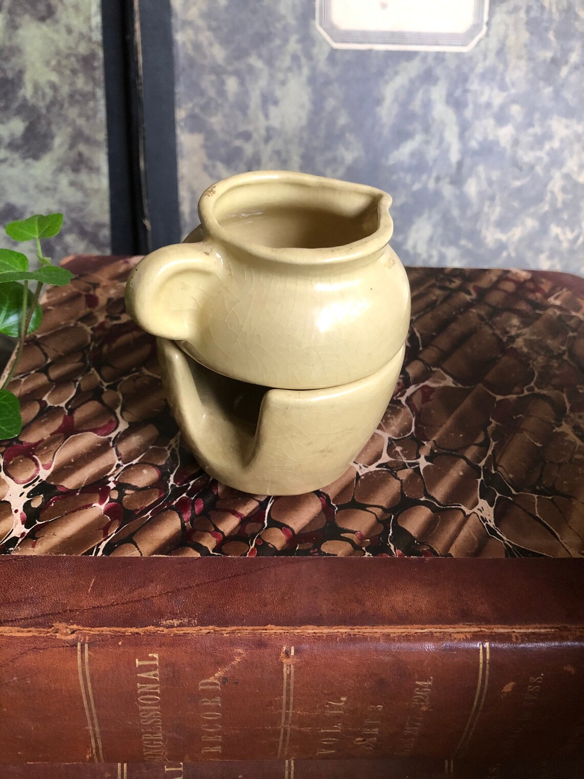 Antique Vermont Maple Syrup Warmer Handmade Vermont Pottery Etsy