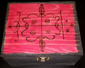 Papa Legba Altar or Small Cigar Box