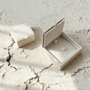 personalized ring and necklace boxes gift set