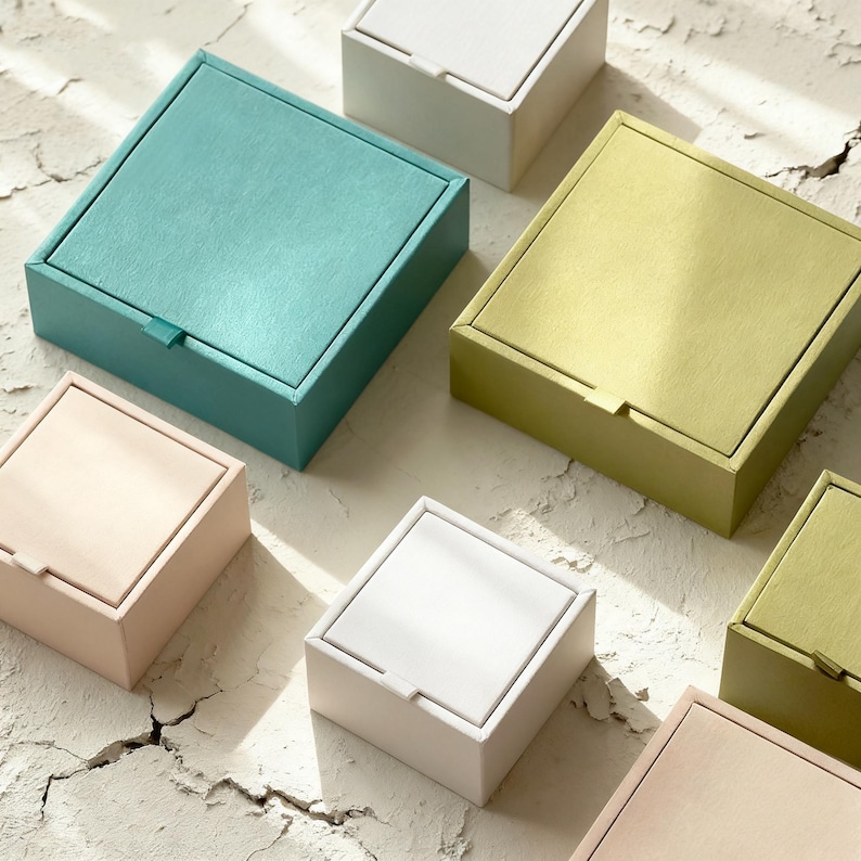 personalized jewelry gift boxes for rings, necklaces, and earrings
