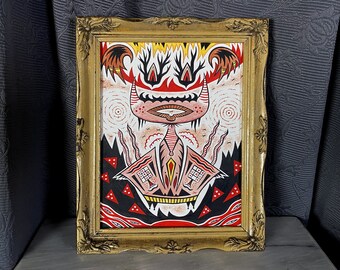 Lava Bringer - painting by Treiops Treyfid