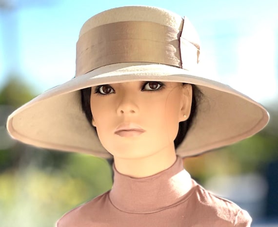 Wide Brim Wool Felt Hat Princess Kate Winter Hat Audrey Hepburn Hat Derby Races Hat Formal Fall Winter Hat Cheltenham Races Hat