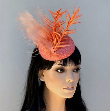 orange ascot hat