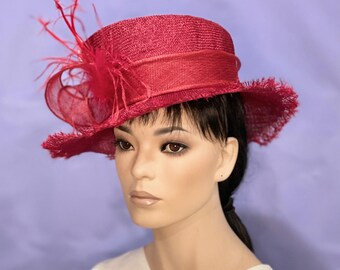 4 Organza-Fascinator Damenhüte Mit Breiter Krempe – Für Hochzeit, Teeparty & Garten