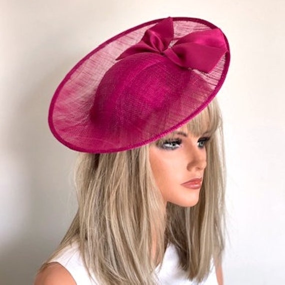 Kentucky Derby Hat, Royal Ascot Hat, Wedding Hat, Woman's Pink Formal Hat, Church Hat, Ladies Formal Hat, Derby Hat, Special Occasion Hat