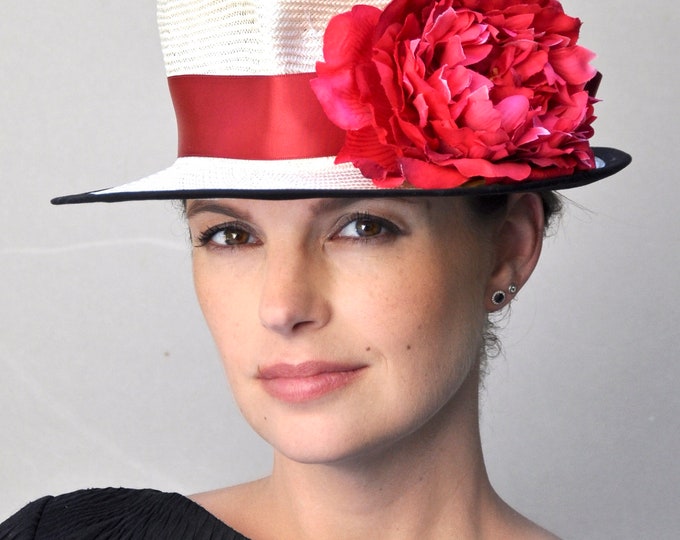 Tea Party Hat Garden Party Hat Girls Fedora Girls Boater Etsy