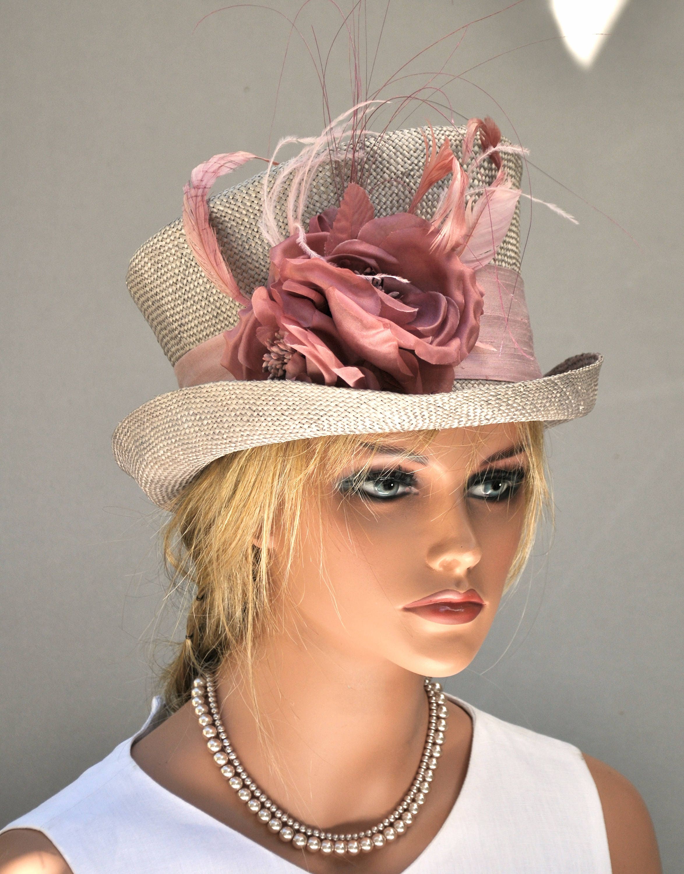Kentucky Derby Hat, Wedding Hat, Couture Millinery Formal Hat Dressy