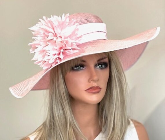 Kentucky Derby Hat, Wedding Hat, Ascot Hat, Garden Party Hat, Tea Party Hat, Wide Brim Hat, Big Hat