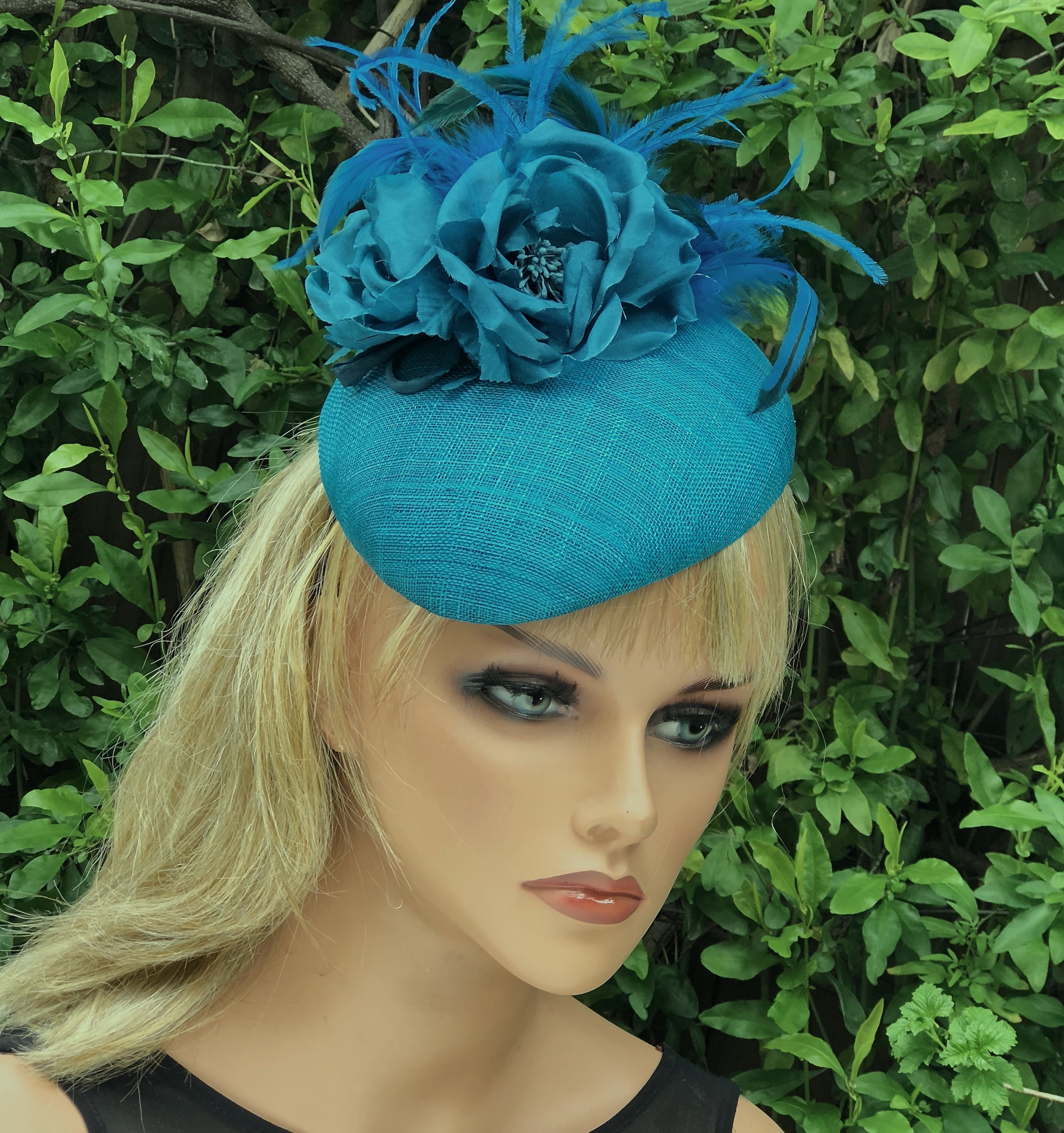 Wedding Hat, Women's Fascinator Hat, Ladies Derby Hat, Women's Formal ...