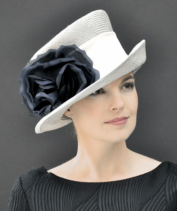 Derby Hat, Women's Formal Hat, Wedding Hat, Church Hat, Elegant Hat, Mother of Groom Hat, Mother of Bride Hat, Special Occasion Hat
