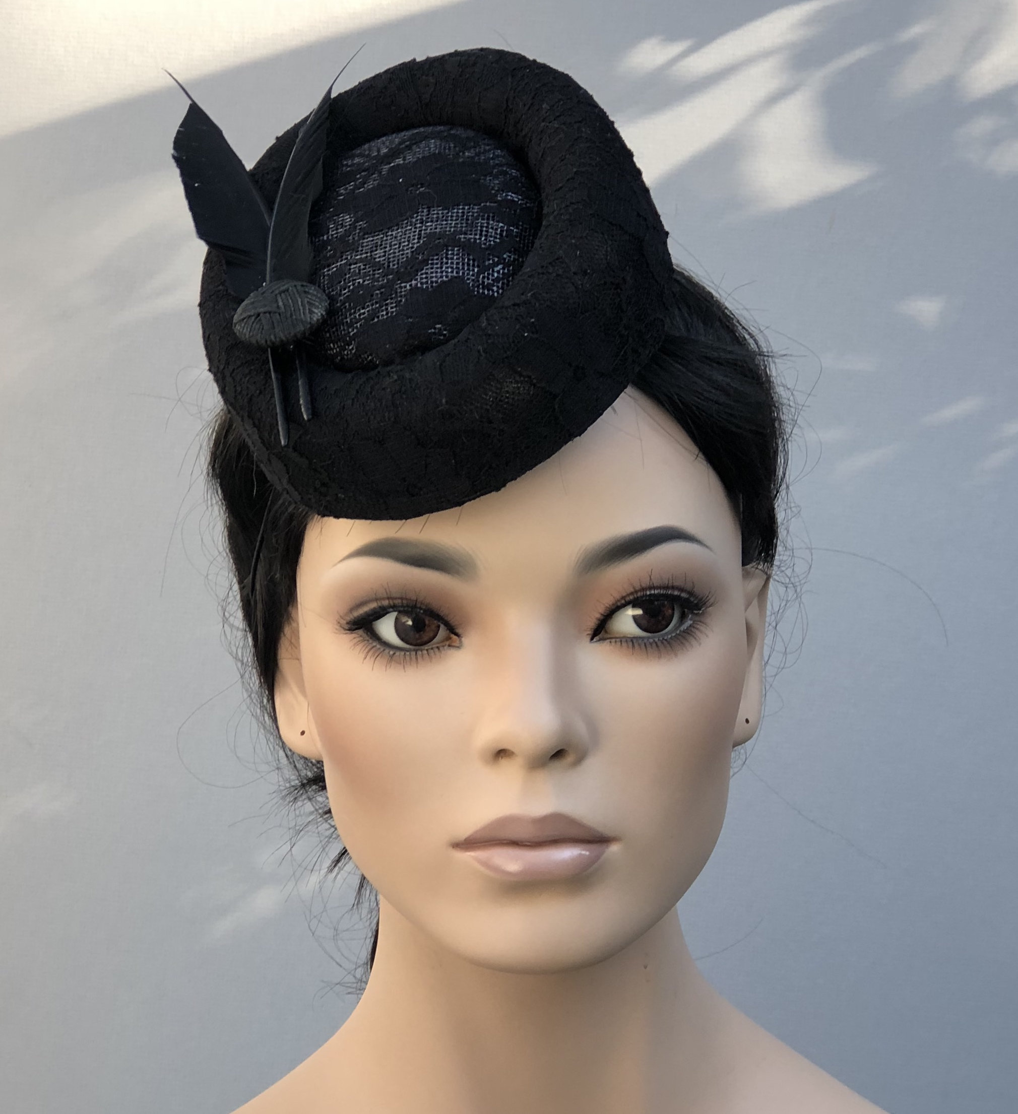 Wooden Millinery Hat Block, Fascinator Hat Block, Two Piece Oval Hat