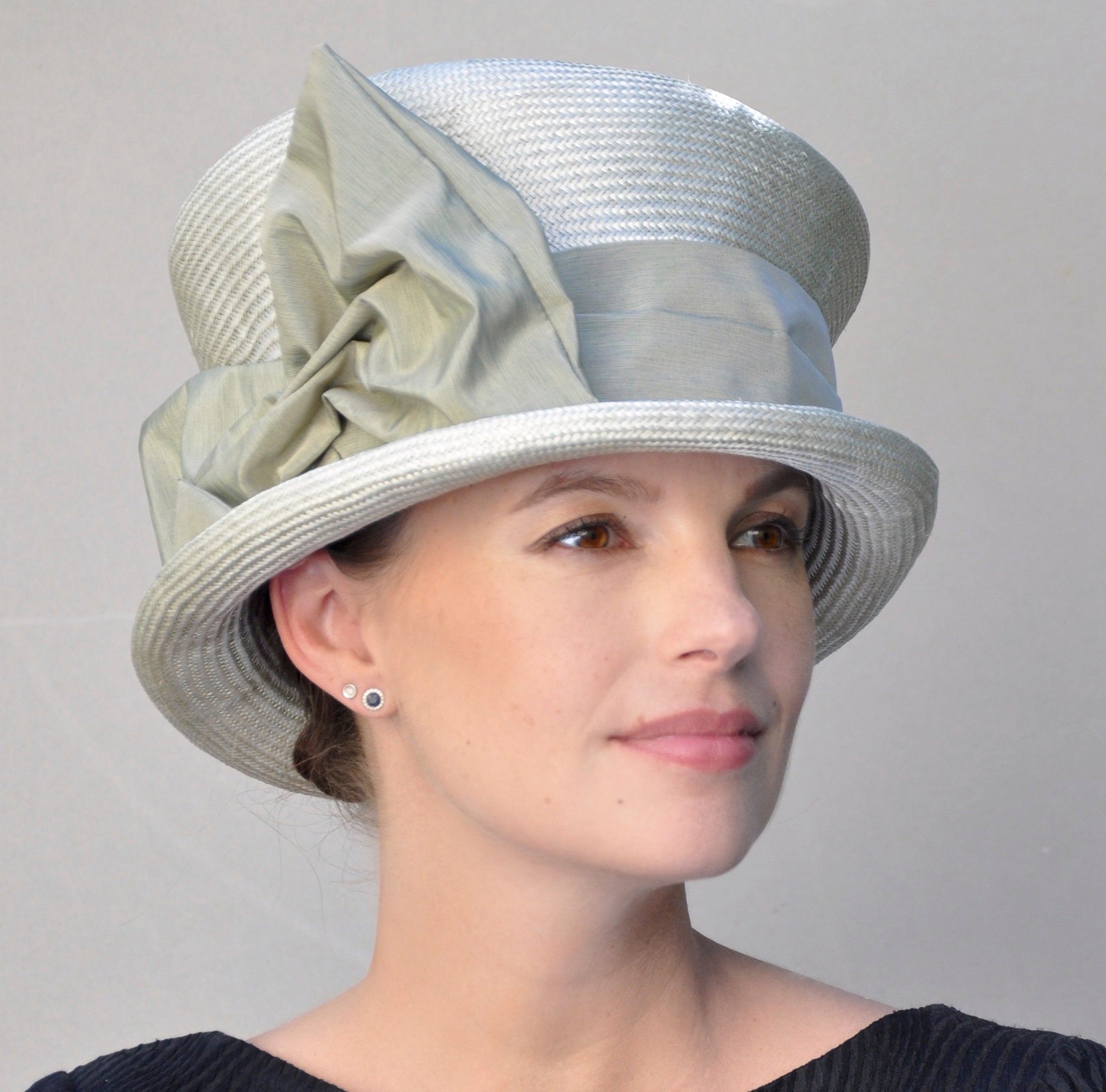Kentucky Derby Hat, Royal Ascot Hat, Ladies Formal Hat, Pale Sage Mad ...