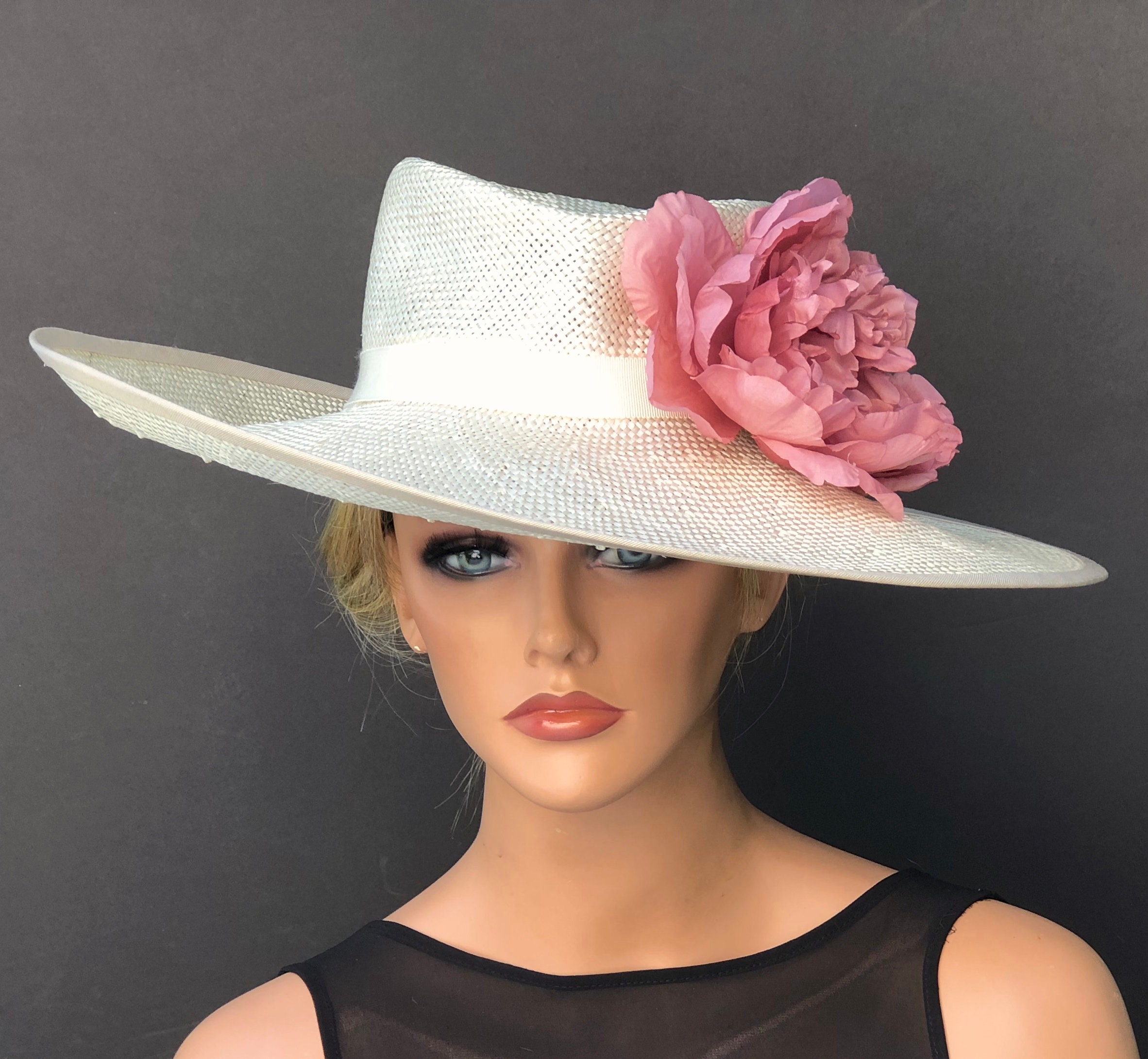 Womens Kentucky Derby Hat Formal Hat Wedding Hat Ladies Derby Hat