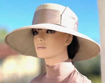 Wide Brim Wool Felt Hat Princess Kate Winter Hat Audrey Hepburn Hat Derby Races Hat Formal Fall Winter Hat Cheltenham Races Hat