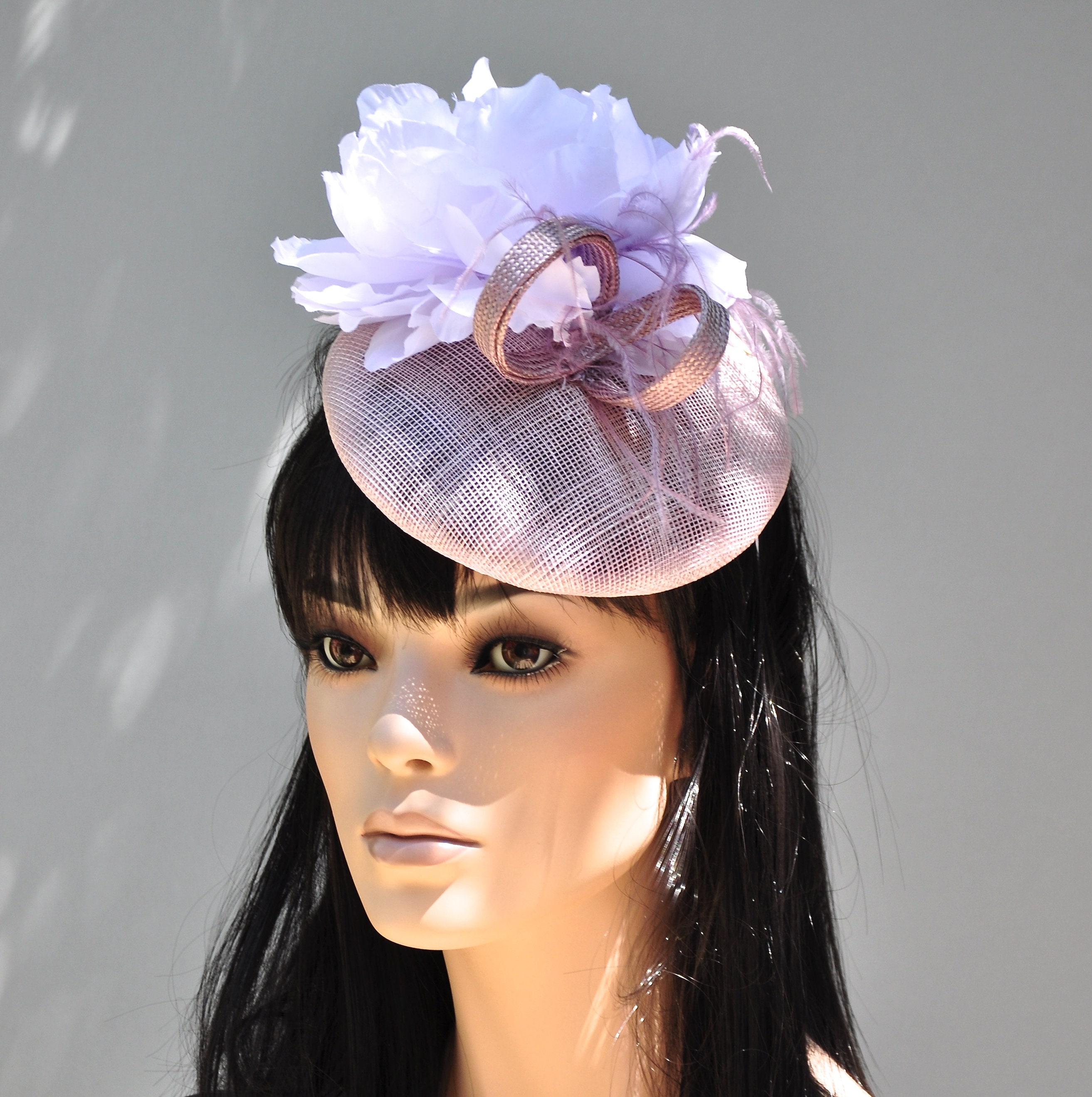 lilac hats and fascinators