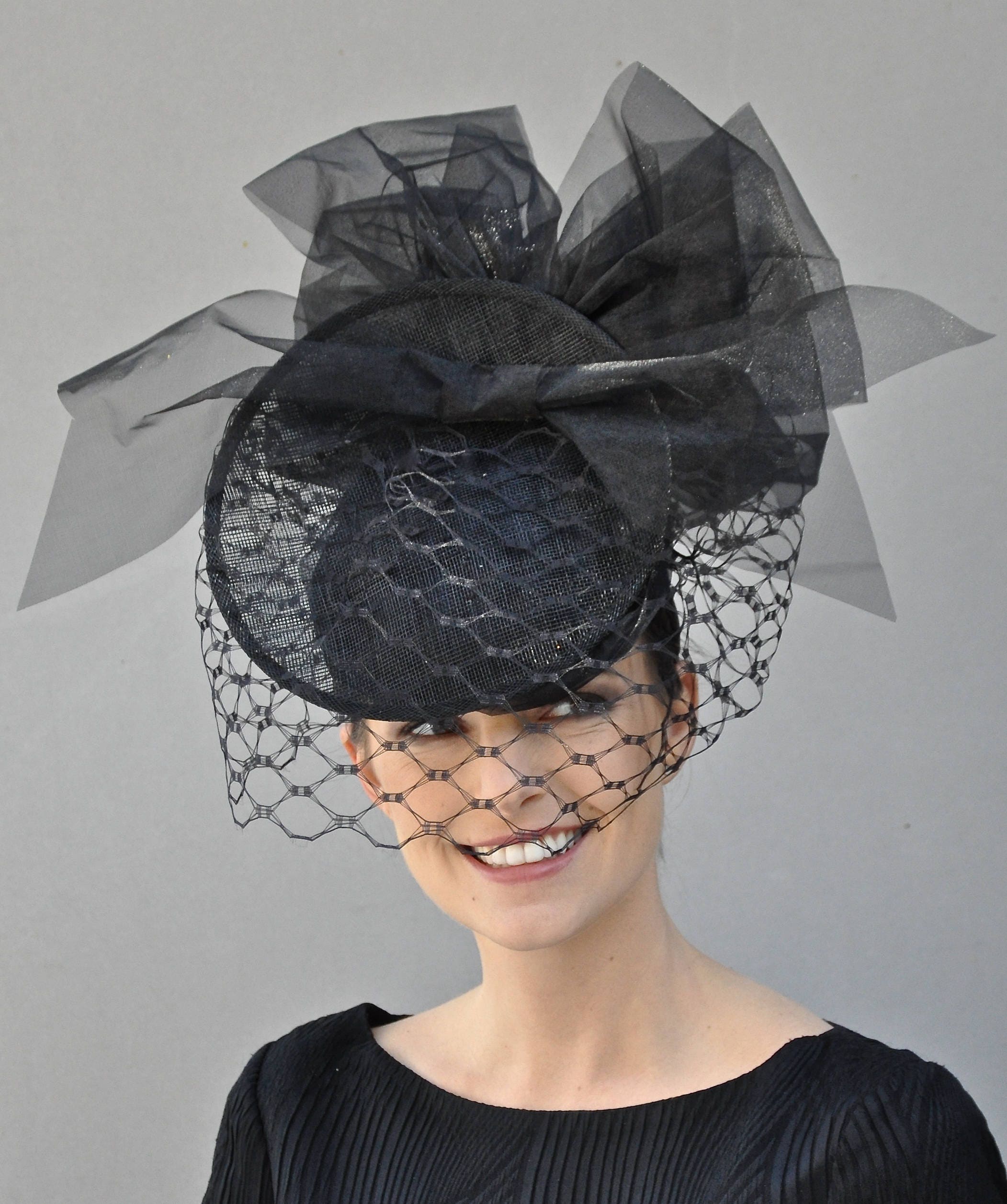 Kentucky Derby Hat, Derby Fascinator Hat, Ascot Hat Headpiece