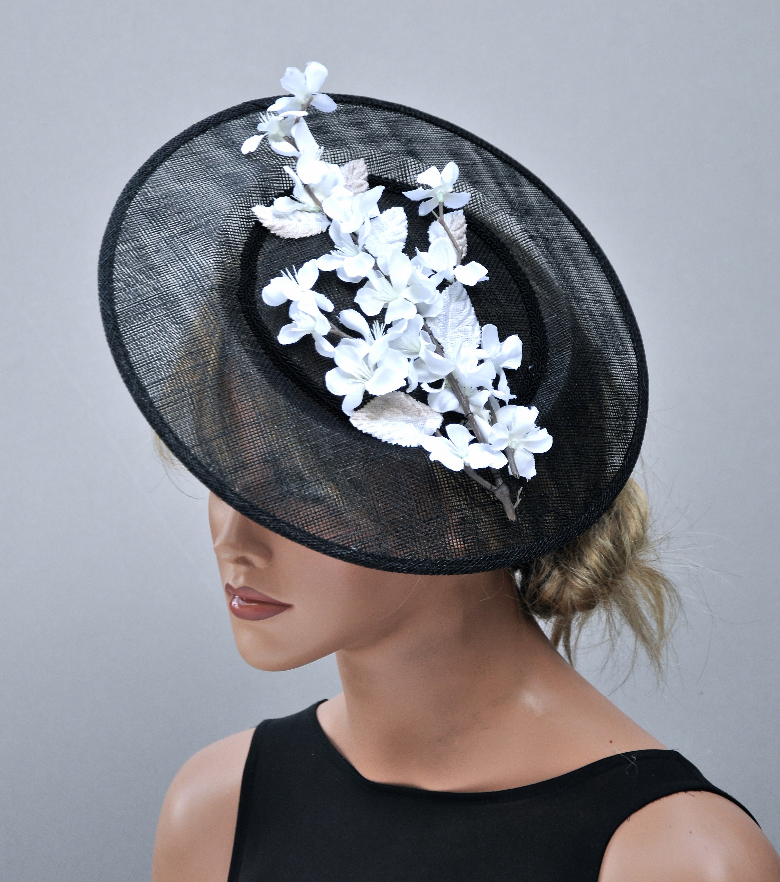 black and white hats fitted