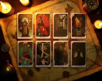 Baraja de Tarot de Dragon Age Inquisition • Edición de coleccionista de Bioware Rare