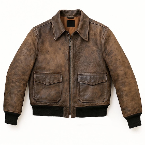 G1 Military Airforce Style Vintage Bomber Jacket Mens