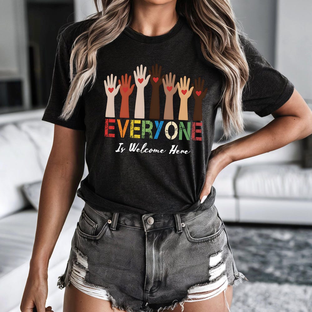 Idaho Teacher Shirt, Teacher Shirt, Equality T-Shirt, Diversity Shirt, Everyone Is Welcome Here Shirt, Feminist Shirt, Inclusion Shirt Teeburst