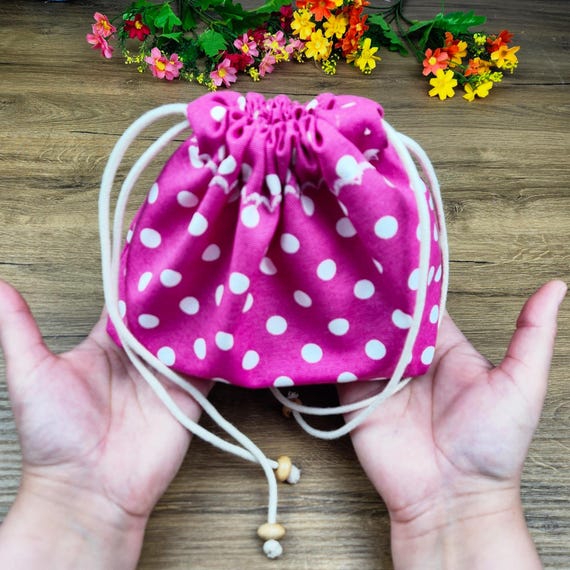 DIY Drawstring Bag Sewing Pattern PDF, Small Fabric Gift Bag