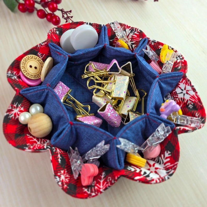Fabric Basket Sewing Pattern for Beginners – Quilted Organizer Bowl ...