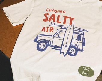 Maritime Living Sublimation SVG, Clipart plage salée d'été, Tshirt Sublimation Longboard Sufring, toile modifiable fantaisiste, maman de filles de plage
